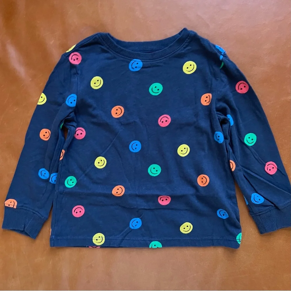 OLD NAVY Fire Engine & Smiley Face Cotton Tee Bundle, 4T